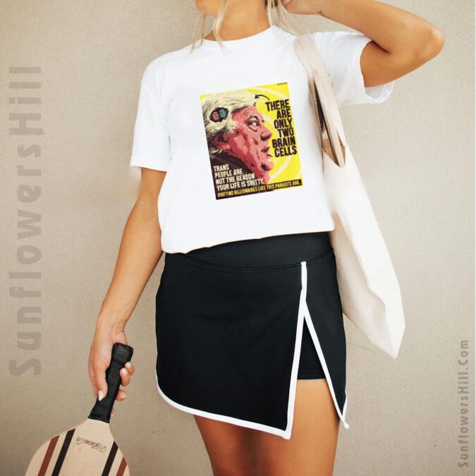 Clive Palmer Funny Quote Tee - There Are Only Two Brain Cells, Trans People Are Not the Problem Shirt