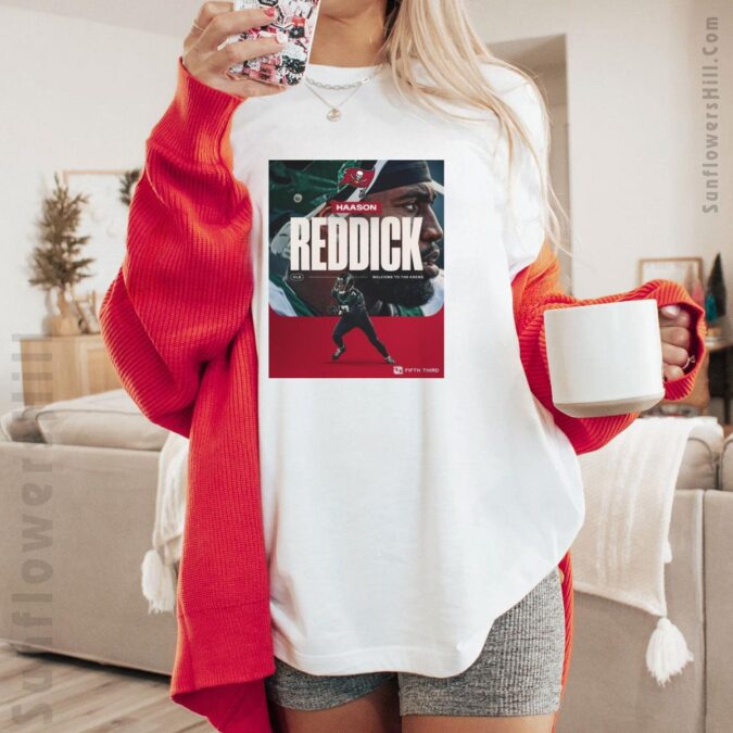 Haason Reddick Tampa Bay Buccaneers NFL Football OLB T-Shirt - Welcome to the Krewe Official Design