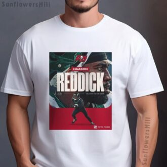 Haason Reddick Tampa Bay Buccaneers NFL Football OLB T-Shirt - Welcome to the Krewe Official Design