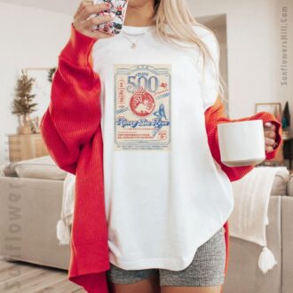 Honey Bee Rose & The Titty 500 Burlesque T-Shirt - Rocket Doll Revue Poster Tee