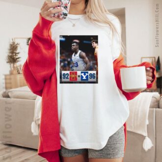 Iowa State Cyclones vs BYU Cougars Final Score 92-96 T-Shirt – Keba Keita Semifinals Victory