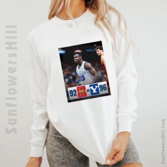 Iowa State Cyclones vs BYU Cougars Final Score 92-96 T-Shirt – Keba Keita Semifinals Victory