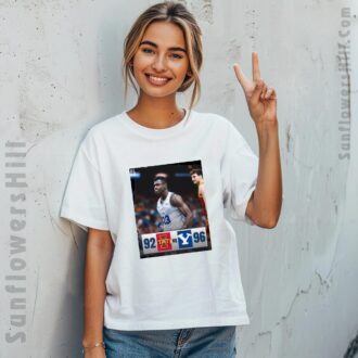 Iowa State Cyclones vs BYU Cougars Final Score 92-96 T-Shirt – Keba Keita Semifinals Victory
