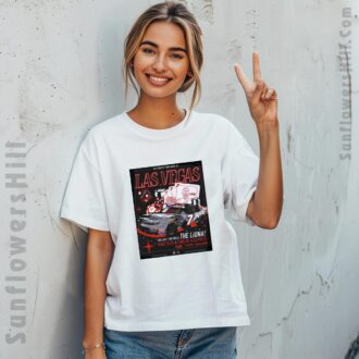 Justin Allgaier Xfinity Round 5 Las Vegas 2025 Official Poster T-Shirt - NASCAR Racing Fan Apparel
