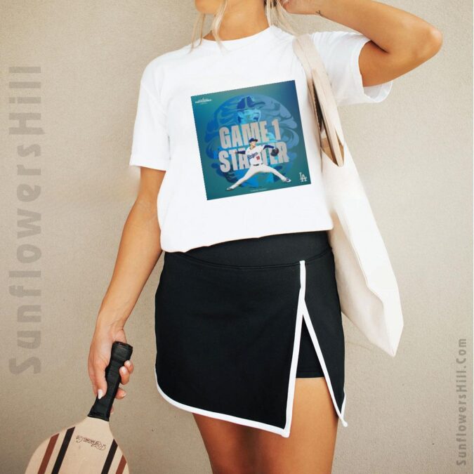 Los Angeles Dodgers MLB 2025 Yoshinobu Yamamoto Game 1 Starter T-Shirt - Tokyo Series Limited Edition