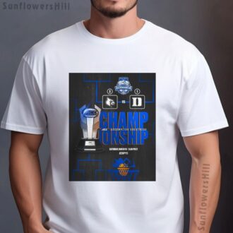 Louisville Cardinals vs Duke Blue Devils ACC Championship 2025 T-Shirt - March 15 Game Poster