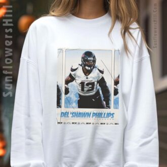 NFL Los Angeles Chargers Del'Shawn Phillips T-Shirt - Bolt Up Linebacker Apparel