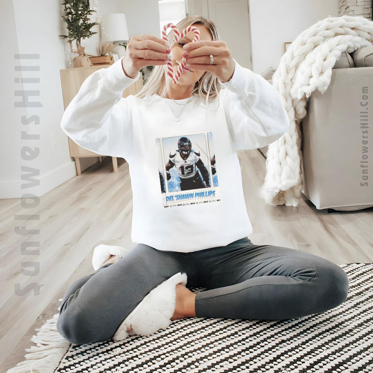 NFL Los Angeles Chargers Del'Shawn Phillips T-Shirt - Bolt Up Linebacker Apparel