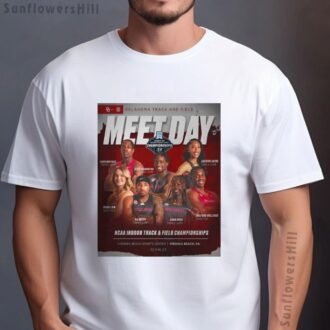Oklahoma Sooners Meet Day 2025 NCAA Track & Field Championship Shirt - Official Poster Design