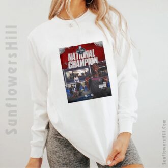 Oklahoma Sooners Track and Field 2025 Agur Dwol Triple Jump Champion T-Shirt