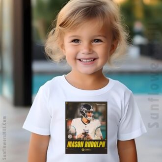 Pittsburgh Steelers QB Mason Rudolph Two-Year Contract Official Poster T-Shirt