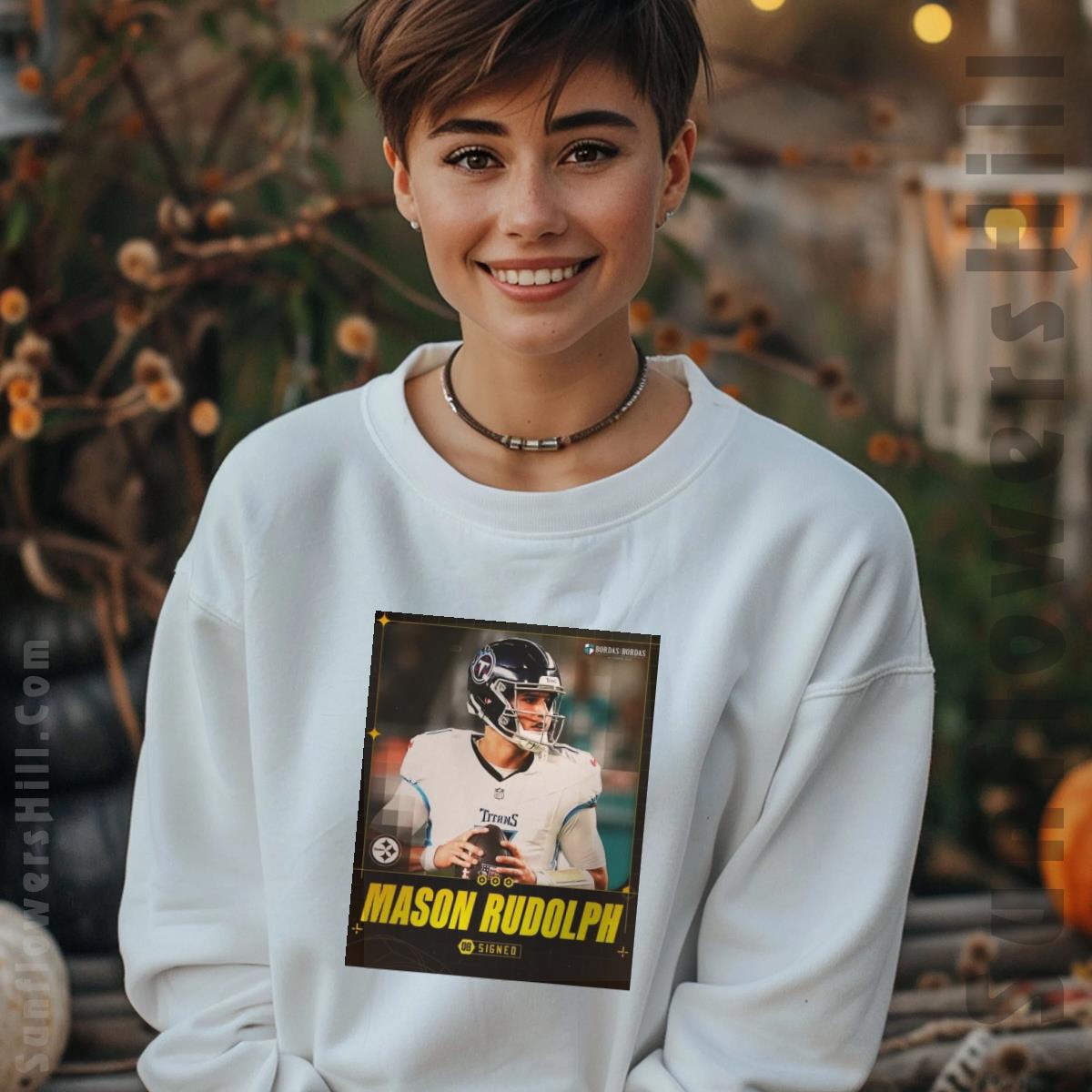Pittsburgh Steelers QB Mason Rudolph Two-Year Contract Official Poster T-Shirt