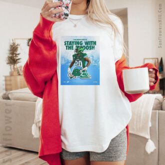 Tulane Green Wave Football Shirt - Official The Green Wave Is Staying With The Swoosh Poster Design