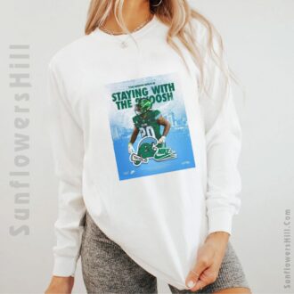 Tulane Green Wave Football Shirt - Official The Green Wave Is Staying With The Swoosh Poster Design