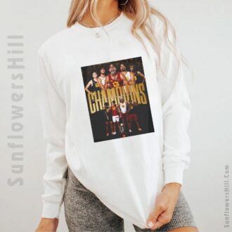 USC Trojans NCAA 2025 Track & Field Champions Shirt - Celebrate Elias Gerald, Brady Palen & Johnnie Blockburger
