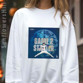 Los Angeles Dodgers MLB 2025 Roki Sasaki Game 2 Starters World Tour Tokyo Series T-Shirt