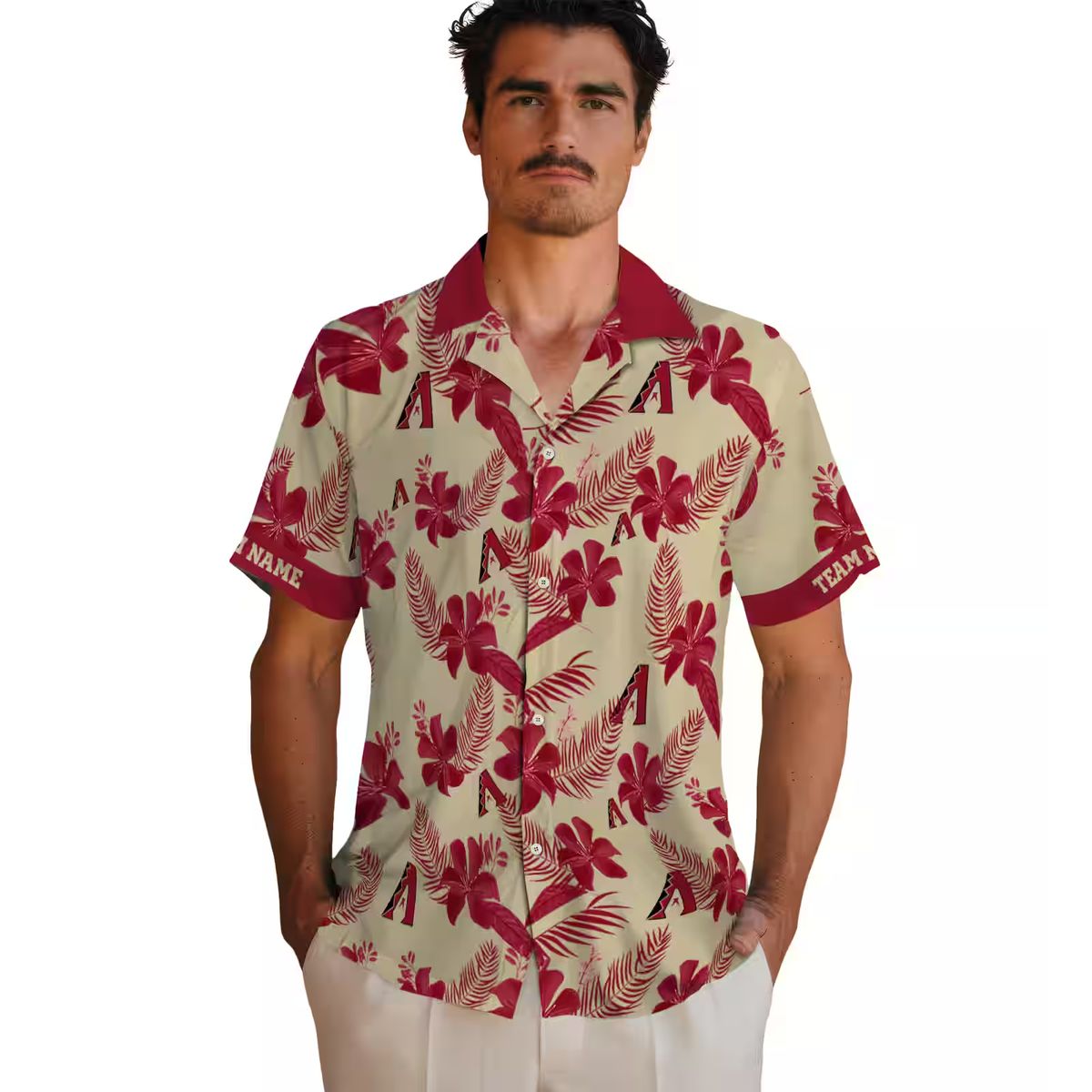 Arizona Diamondbacks Botanical Print Hawaiian Shirt - Tropical Summer Aloha Gear