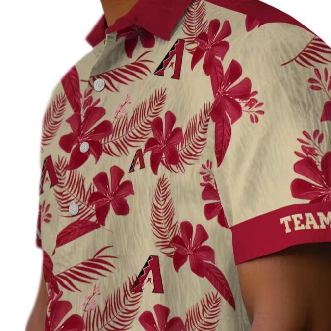 Arizona Diamondbacks Botanical Print Hawaiian Shirt - Tropical Summer Aloha Gear