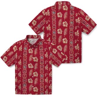 Arizona Diamondbacks Floral Aloha Shirt - Red MLB Team Hawaiian Shirt for Beach & Summer