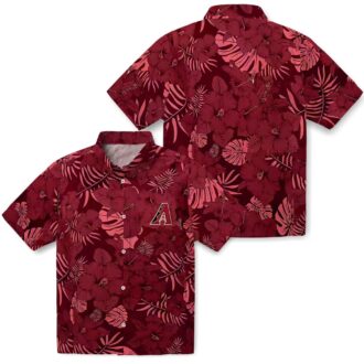 Arizona Diamondbacks Jungle Vibes Red Hawaiian Shirt - MLB Fan Summer Outfit