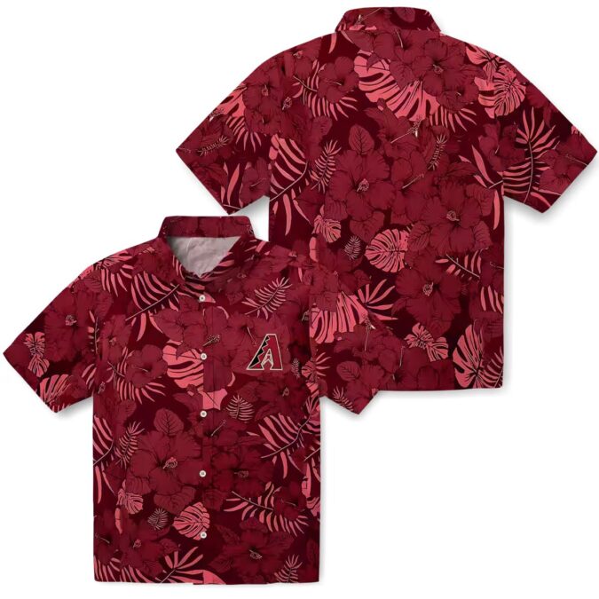 Arizona Diamondbacks Jungle Vibes Red Hawaiian Shirt - MLB Fan Summer Outfit