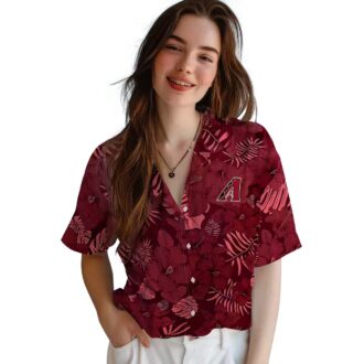 Arizona Diamondbacks Jungle Vibes Red Hawaiian Shirt - MLB Fan Summer Outfit