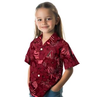 Arizona Diamondbacks Jungle Vibes Red Hawaiian Shirt - MLB Fan Summer Outfit