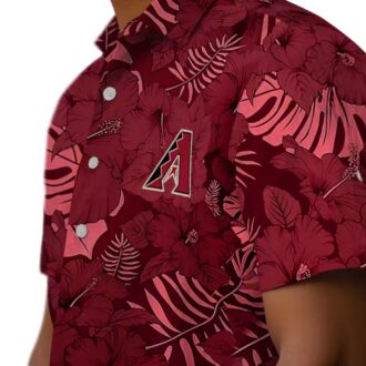 Arizona Diamondbacks Jungle Vibes Red Hawaiian Shirt - MLB Fan Summer Outfit