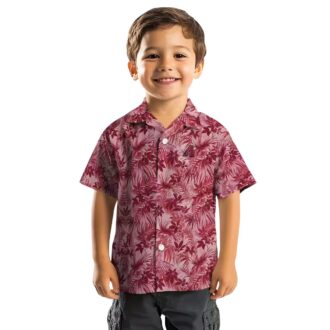 Arizona Diamondbacks Tropical Red Hawaiian Shirt - MLB Summer Aloha Shirt with Leafy Pattern