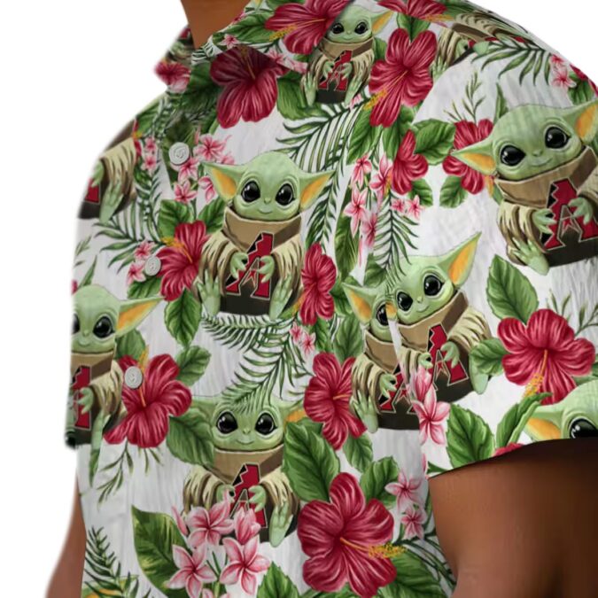 Arizona Diamondbacks Yoda Green Hawaiian Shirt, MLB Tropical Vacation Outfit