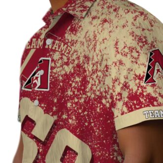 Custom Arizona Diamondbacks Red Hawaiian Shirt for Fans, MLB Star Stripes Summer Outfit