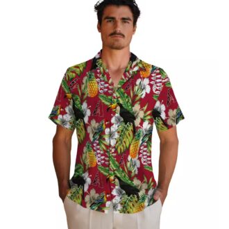 Official Arizona Diamondbacks Tropical Hawaiian Shirt - Personalized Toucan Red Green for Fans