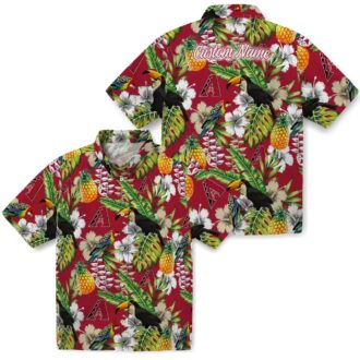 Official Arizona Diamondbacks Tropical Hawaiian Shirt - Personalized Toucan Red Green for Fans