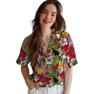 Official Arizona Diamondbacks Tropical Hawaiian Shirt - Personalized Toucan Red Green for Fans