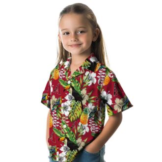 Official Arizona Diamondbacks Tropical Hawaiian Shirt - Personalized Toucan Red Green for Fans