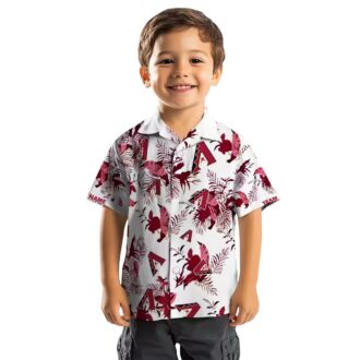 Stylish Arizona Diamondbacks Aloha Shirt - Red White Botanical Hawaiian Shirt for Summer Fans