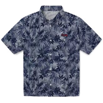 Atlanta Braves Hawaiian Shirt - Baseball Fan Summer Outfit with Leafy Tropical Design