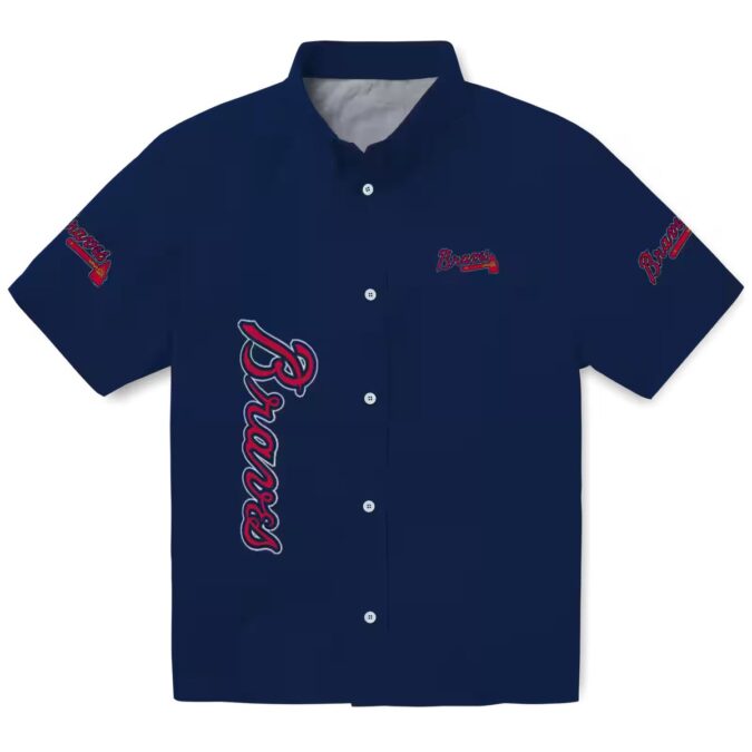 Atlanta Braves Stuart Minion Hawaiian Shirt - MLB Baseball Fan Tropical Wear