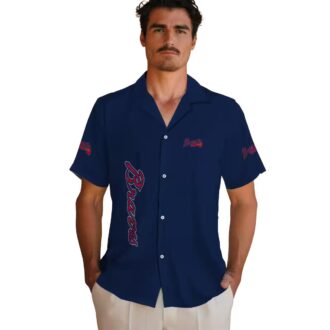 Atlanta Braves Stuart Minion Hawaiian Shirt - MLB Baseball Fan Tropical Wear