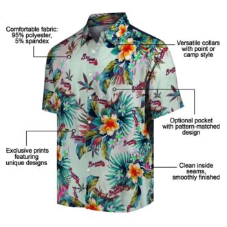 Buy Atlanta Braves Green Hawaiian Shirt - MLB Baseball Tropical Print 2025