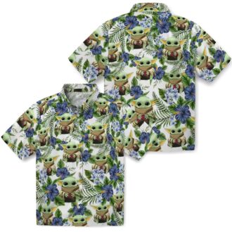 Buy Atlanta Braves Tropical Hawaiian Shirt - Yoda Green MLB Fan Gear