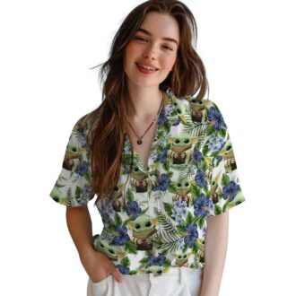 Buy Atlanta Braves Tropical Hawaiian Shirt - Yoda Green MLB Fan Gear