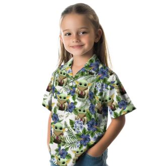 Buy Atlanta Braves Tropical Hawaiian Shirt - Yoda Green MLB Fan Gear