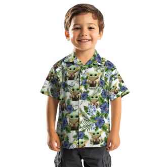 Buy Atlanta Braves Tropical Hawaiian Shirt - Yoda Green MLB Fan Gear