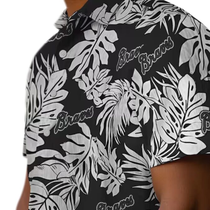 Limited Edition Atlanta Braves Monstera Leaf Hawaiian Shirt - MLB Fan Outfit