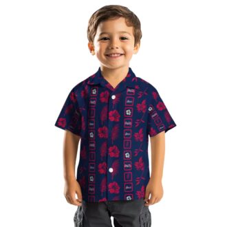 Shop Atlanta Braves Button Up Hawaiian Shirt – MLB Team Navy Floral Summer Wear