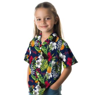 Shop MLB Atlanta Braves Navy Green Aloha Shirt - Summer Beach Floral Toucan Hawaiian Style