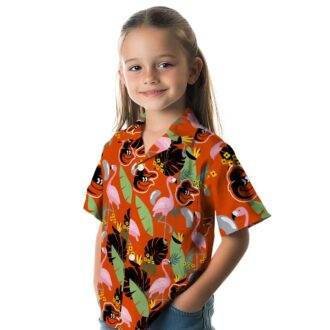 Baltimore Orioles Flamingo Leaves Hawaiian Shirt – Summer MLB Apparel with Tropical Orange Design