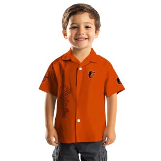 Baltimore Orioles Stuart Minion Orange Hawaiian Shirt - MLB Team Tropical Shirt for Fans