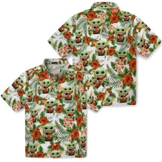 Baltimore Orioles Yoda Green Hawaiian Shirt - MLB Team Tropical Shirt for Orioles Fans